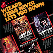 Click here to see vintage Wizard sell sheets & brochures from 1980!